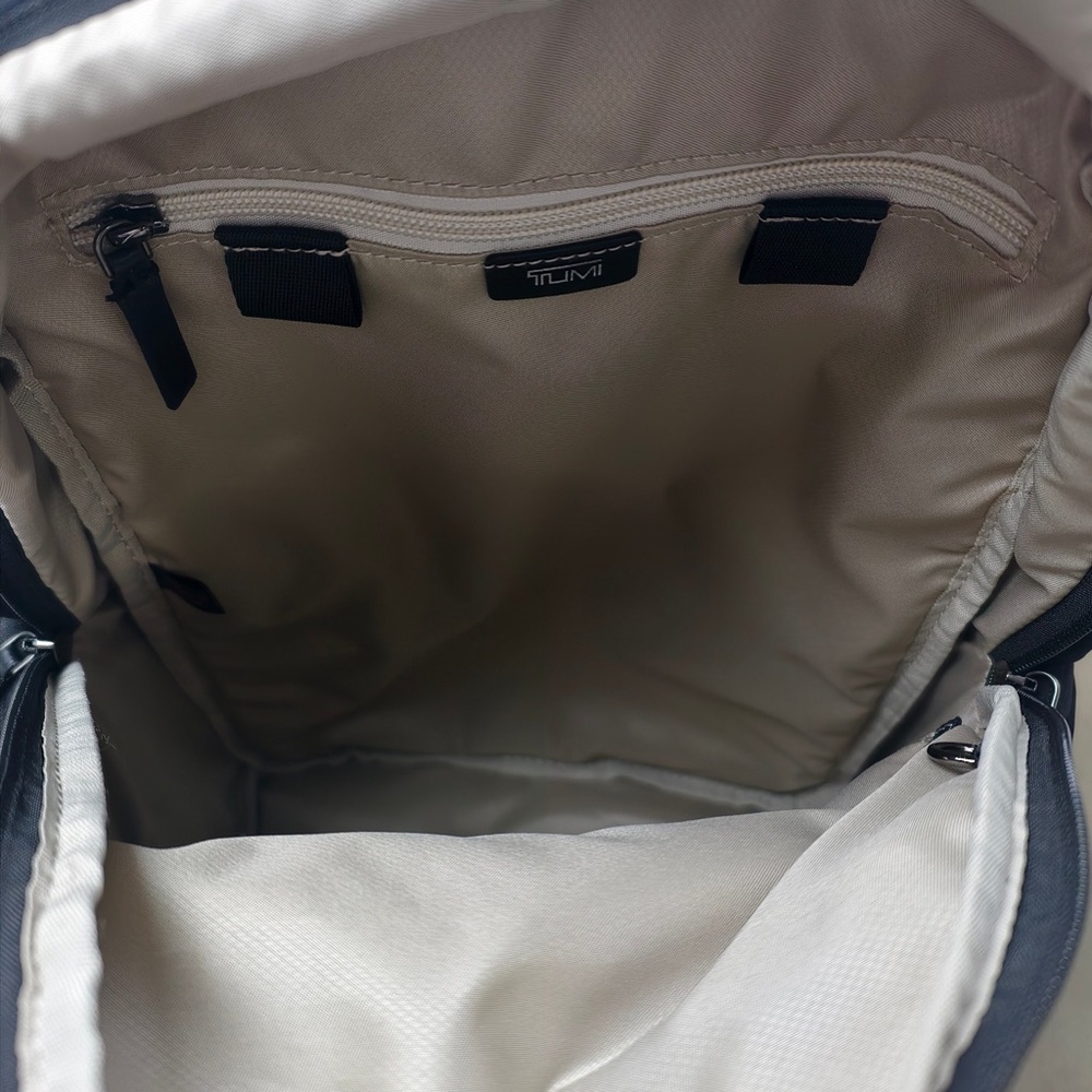 Tumi Voyageur Backpack Women's Black Tactical Nylon Commuter Bag - Picture 6 of 8